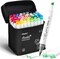 Ohuhu Alcohol Markers Brush and Fine Tip - 48-Color Alcohol-based Art Sketch Marker Set for Artist Adults Coloring Illustration - Brush and Chisel/ Brush and Fine Dual Tips- Honolulu 2/ Honolulu 2B - Refillable - AP Certificated
